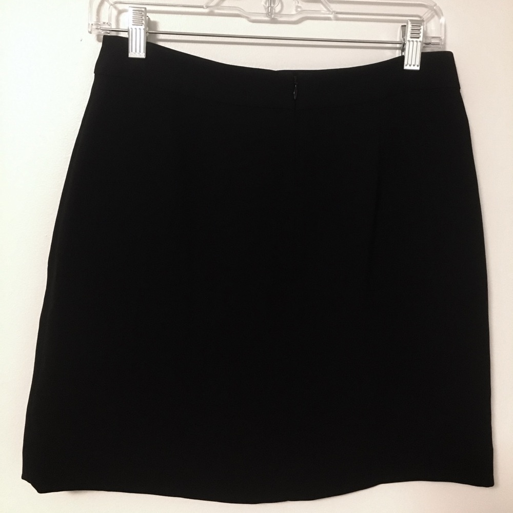 Madewell Black Lace-up mini skirt - Picture 3 of 4